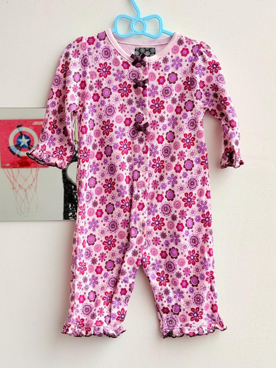 Pink Floral Jumpsuit