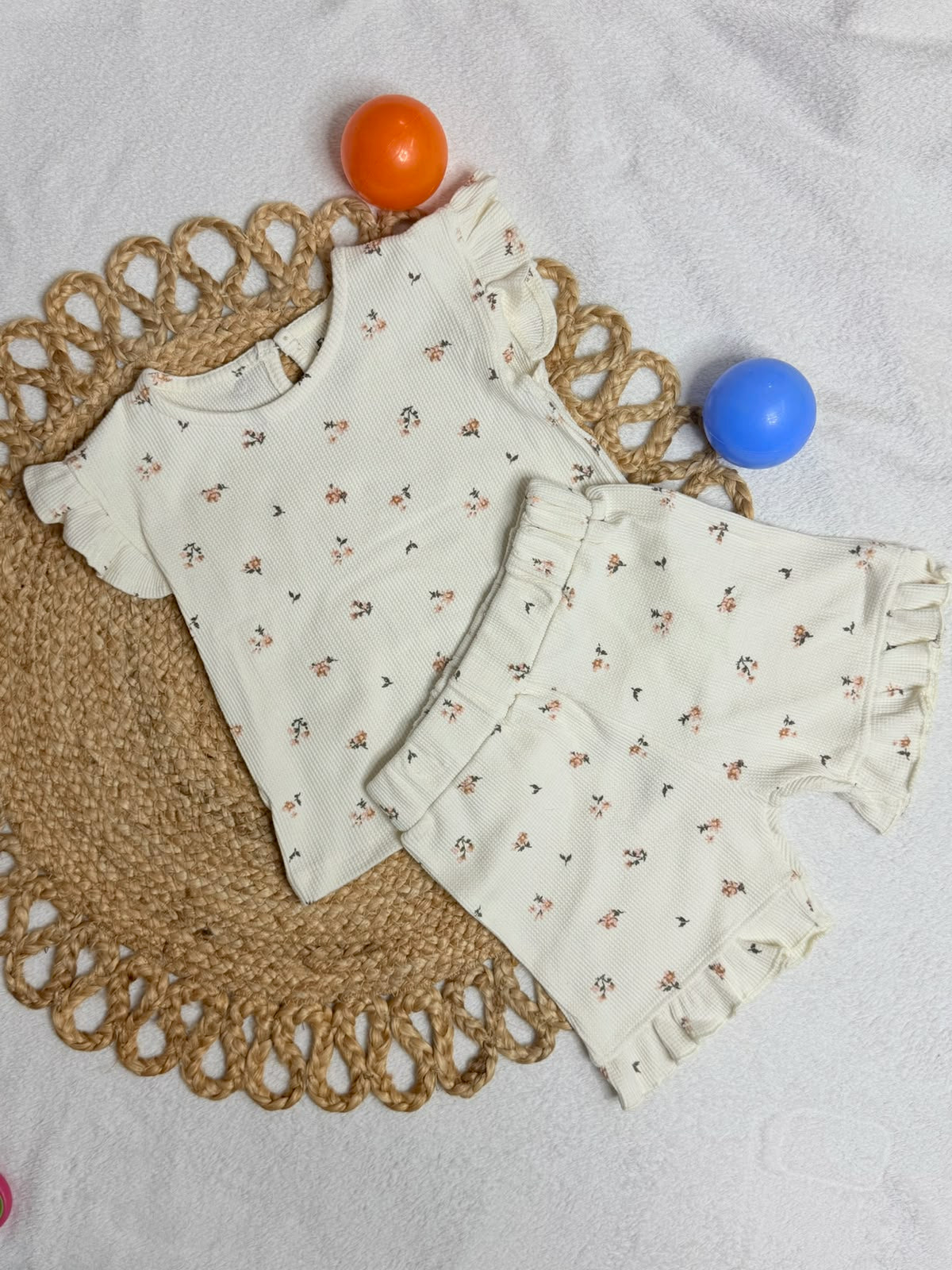 Girls Ribbed Cotton Co-Ord set