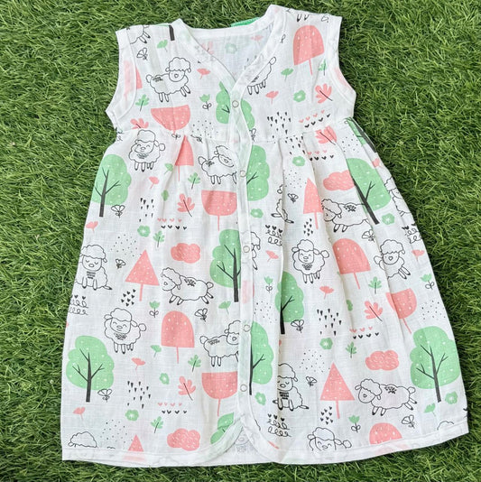 Girls Pure muslin Cotton Frocks