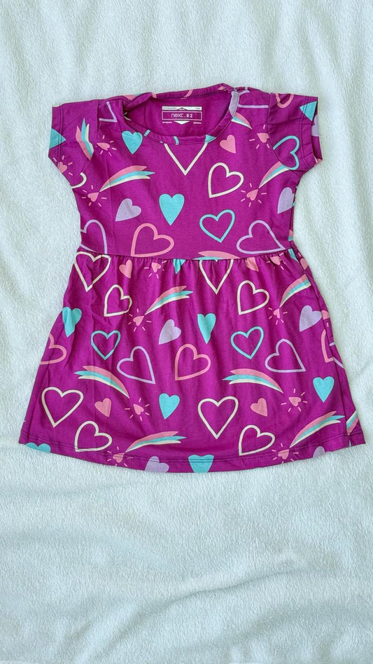 Girls pure cotton frocks