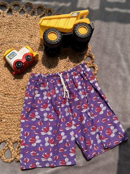 Baby Cotton Shorts @ 40/-