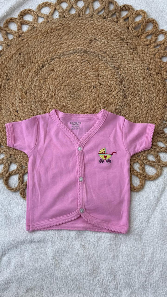 Soft Cotton Jabla – Pink Half sleeve