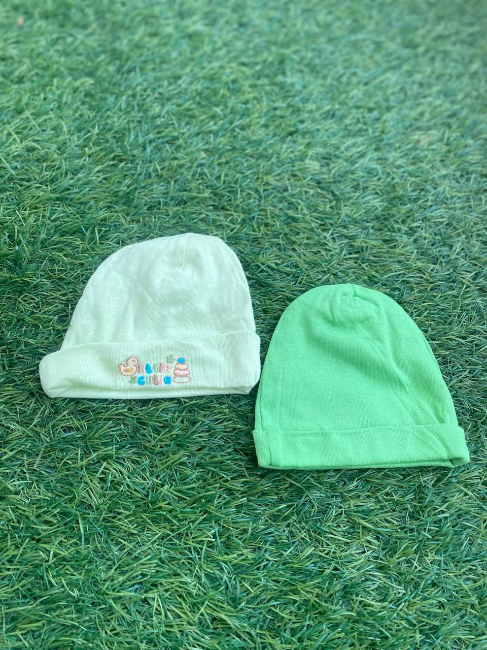 Baby Caps – 3 to 6 Months (Pack of 2)