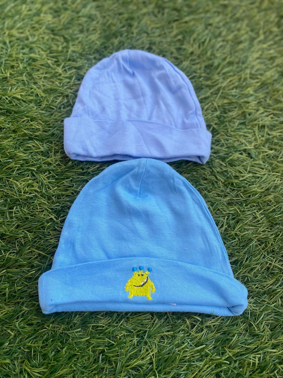 Baby Caps – 3 to 6 Months (Pack of 2)