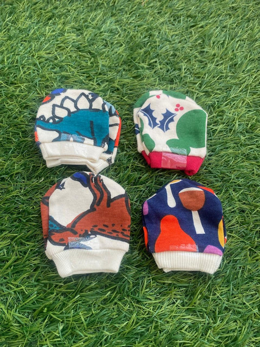 Baby Mittens – 3 to 6 Months (Pack of 4)