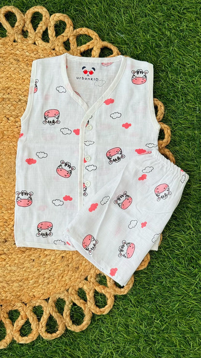 Muslin Co-ord set (6-9 Months)