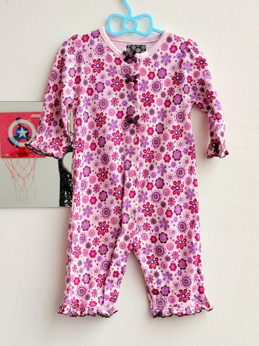 Pink Floral Jumpsuit