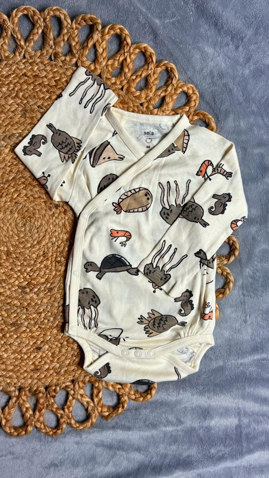 3-6 Months Front open Onesies