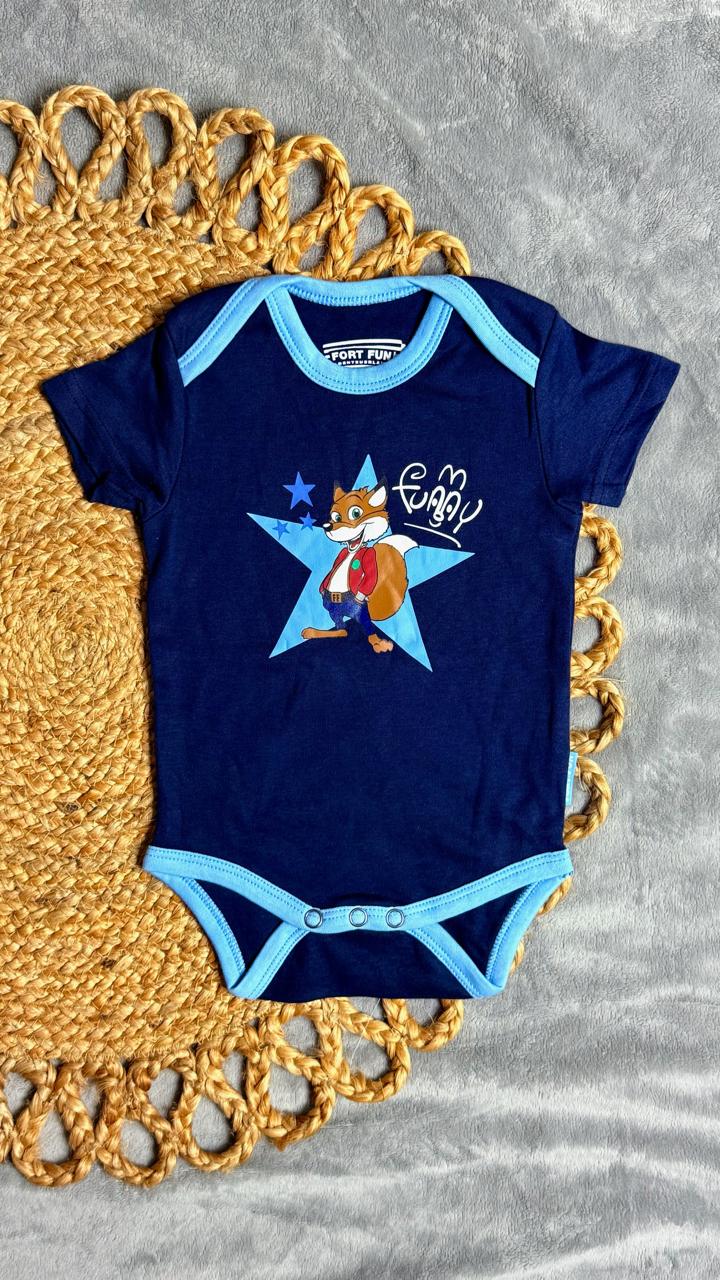 3-6 Months Half Sleeve Rompers/Onesies