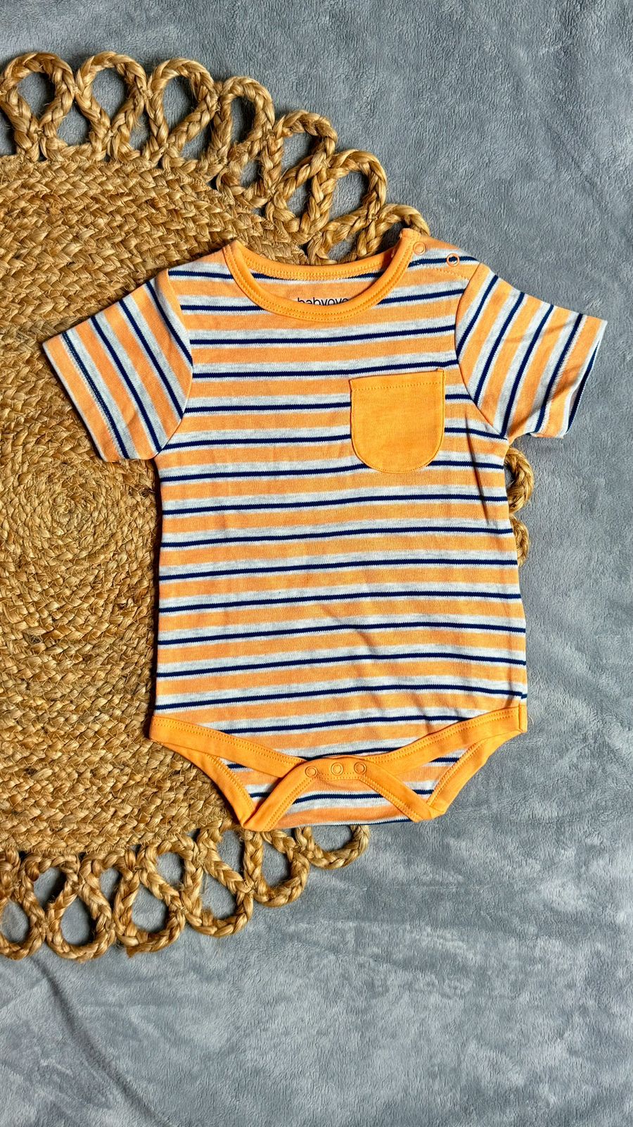 6-9 Months Half Sleeve Rompers/Onesies