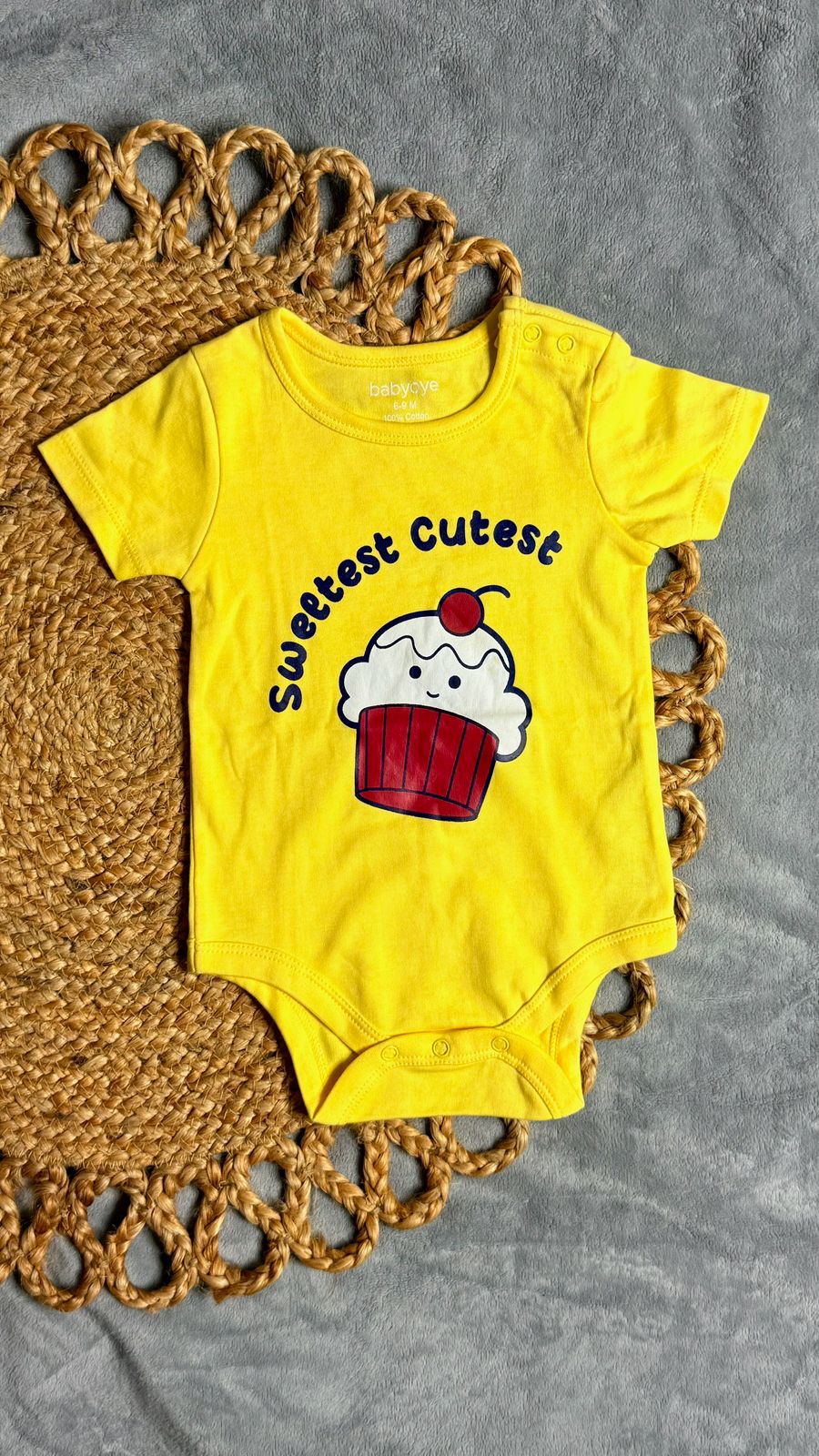 6-9 Months Half Sleeve Rompers/Onesies