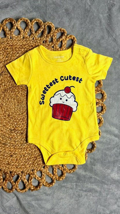 6-9 Months Half Sleeve Rompers/Onesies