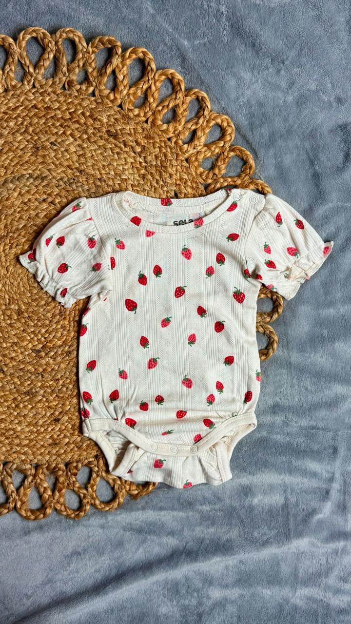 9-12 Months Short Sleeve Romper