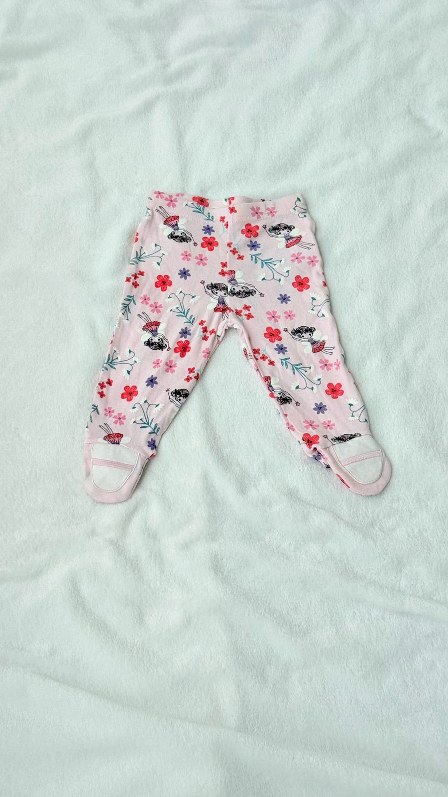 Newborn Bootie Covered Pants