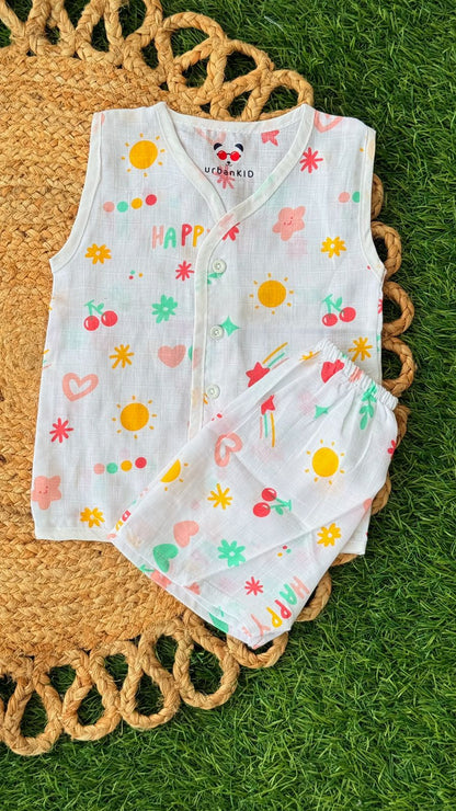 Muslin Co-ord set (6-9 Months)