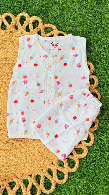 Muslin Co-ord set (6-9 Months)