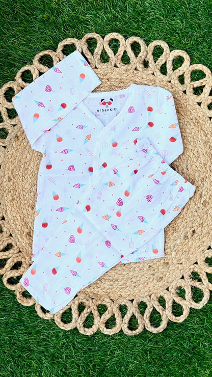 Muslin Pyjama sets (9-12 Months)